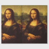 Leonardo Da Vinci Mona Lisa Fine Art Painting Cadeaupapier (Vlak)