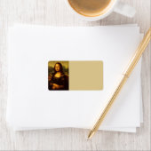 Leonardo Da Vinci Mona Lisa Fine Art Painting Etiket (Insitu)
