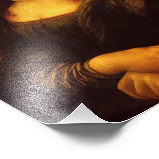 Leonardo Da Vinci Mona Lisa Fine Art Painting Foto Afdruk (Hoek)
