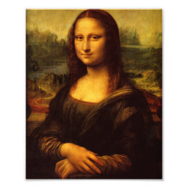 Leonardo Da Vinci Mona Lisa Fine Art Painting Foto Afdruk