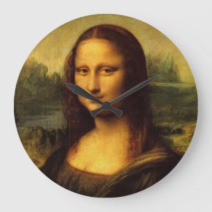 Leonardo Da Vinci Mona Lisa Fine Art Painting Grote Klok