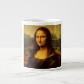 Leonardo Da Vinci Mona Lisa Fine Art Painting Grote Koffiekop (Voorkant)