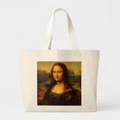 Leonardo Da Vinci Mona Lisa Fine Art Painting Grote Tote Bag (Voorkant)