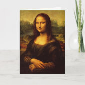 Leonardo Da Vinci Mona Lisa Fine Art Painting Kaart (Voorkant)