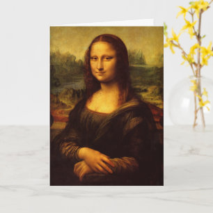 Leonardo Da Vinci Mona Lisa Fine Art Painting Kaart