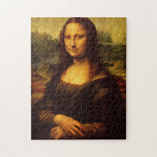 Leonardo Da Vinci Mona Lisa Fine Art Painting Legpuzzel (Verticaal)
