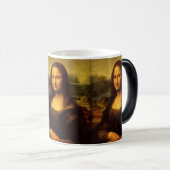 Leonardo Da Vinci Mona Lisa Fine Art Painting Magische Mok (Voorkant rechts)