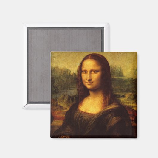 Leonardo Da Vinci Mona Lisa Fine Art Painting Magneet (Voorkant / Achterkant)