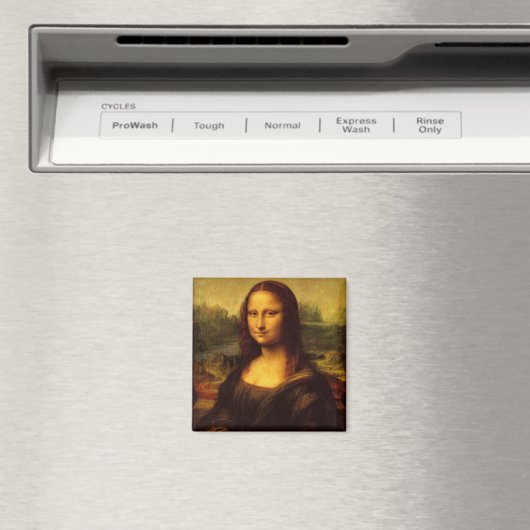 Leonardo Da Vinci Mona Lisa Fine Art Painting Magneet (Insitu (Vaatwasser))