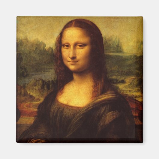Leonardo Da Vinci Mona Lisa Fine Art Painting Magneet (Voorkant)