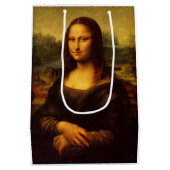 Leonardo Da Vinci Mona Lisa Fine Art Painting Medium Cadeauzakje (Achterkant)
