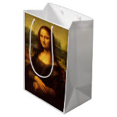 Leonardo Da Vinci Mona Lisa Fine Art Painting Medium Cadeauzakje (Achterkant Gekanteld)