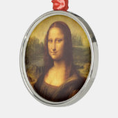 Leonardo Da Vinci Mona Lisa Fine Art Painting Metalen Ornament (Links)