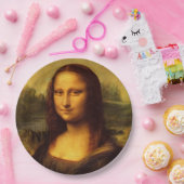 Leonardo Da Vinci Mona Lisa Fine Art Painting Papieren Bordje (Feest)