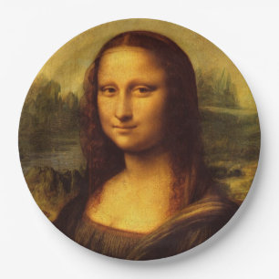 Leonardo Da Vinci Mona Lisa Fine Art Painting Papieren Bordje