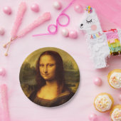 Leonardo Da Vinci Mona Lisa Fine Art Painting Papieren Bordje (Feest)