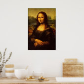 Leonardo Da Vinci Mona Lisa Fine Art Painting Poster (Keuken)