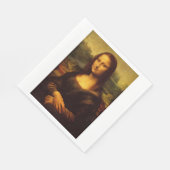 Leonardo Da Vinci Mona Lisa Fine Art Painting Servetten (Hoek)