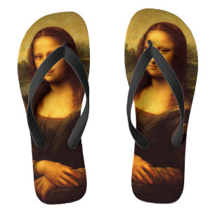 Leonardo Da Vinci Mona Lisa Fine Art Painting Teenslippers