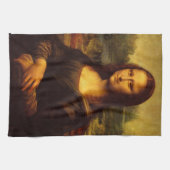 Leonardo Da Vinci Mona Lisa Fine Art Painting Theedoek (Horizontaal)