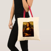 Leonardo Da Vinci Mona Lisa Fine Art Painting Tote Bag (Voorkant (product))