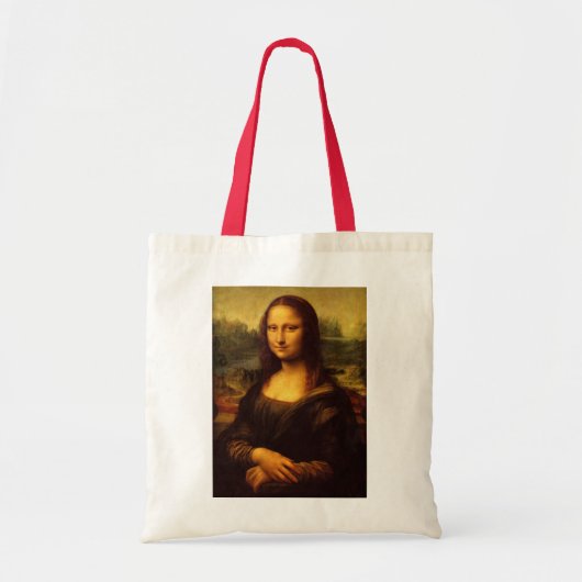 Leonardo Da Vinci Mona Lisa Fine Art Painting Tote Bag (Voorkant)