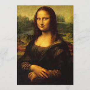 Leonardo da Vinci   Mona Lisa Kaart