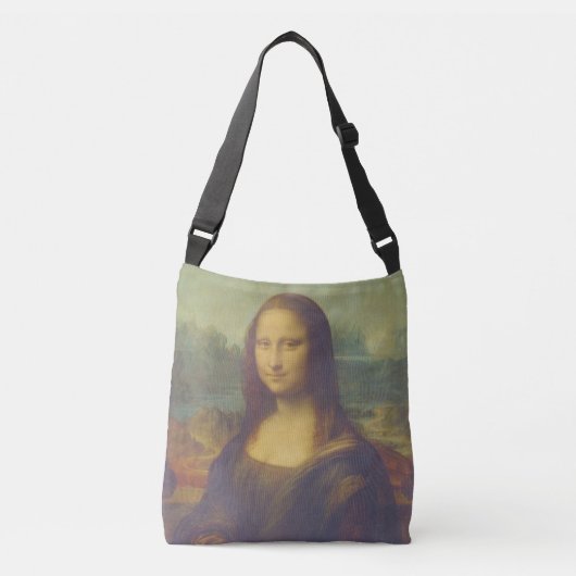 Leonardo Da Vinci Mona Lisa Kunstwerk Crossbody Tas (Voorkant)