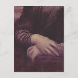 Leonardo da Vinci Mona Lisa (La Giaconda), Detail: Briefkaart