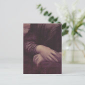 Leonardo da Vinci Mona Lisa (La Giaconda), Detail: Briefkaart (Staand voorkant)