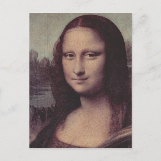 Leonardo da Vinci Mona Lisa (La Giaconda), Detail: Briefkaart (Voorkant)