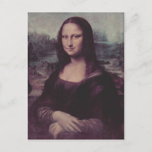 Leonardo da Vinci Mona Lisa (La Giaconda) Mona Lis Briefkaart