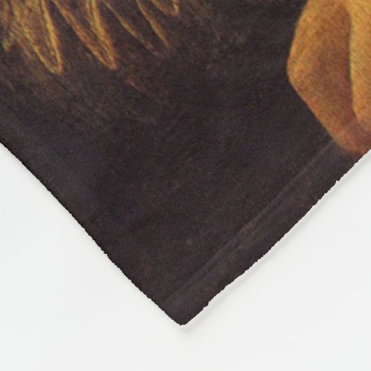 LEONARDO DA VINCI - Mona Lisa, La Gioconda 1503 Fleece Deken (Hoek)