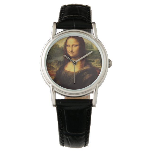 LEONARDO DA VINCI - Mona Lisa, La Gioconda 1503 Horloge (Voorkant)