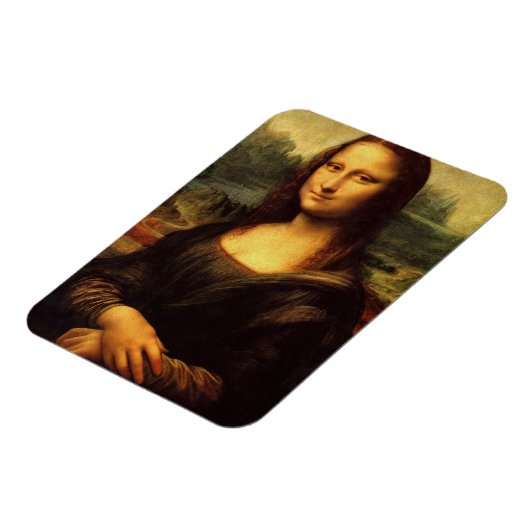 LEONARDO DA VINCI - Mona Lisa, La Gioconda 1503 Magneet (Linkerzijde)