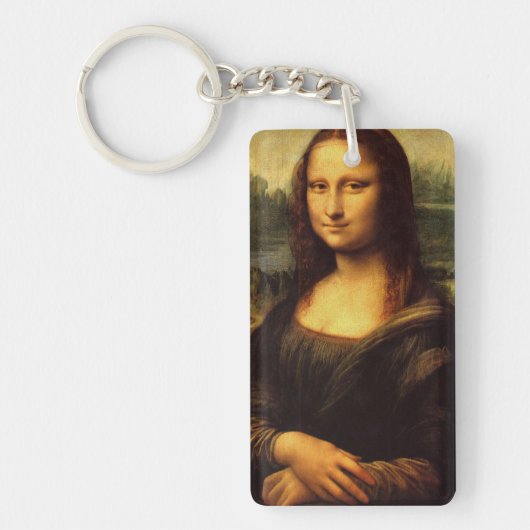 LEONARDO DA VINCI - Mona Lisa, La Gioconda 1503 Sleutelhanger (Voorkant)