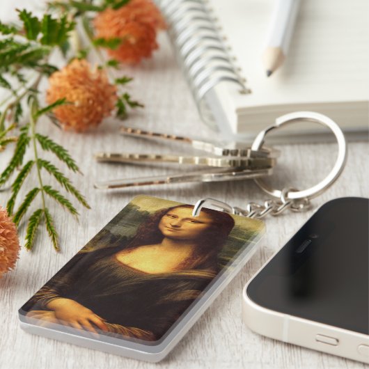 LEONARDO DA VINCI - Mona Lisa, La Gioconda 1503 Sleutelhanger (Voorkant Rechts)