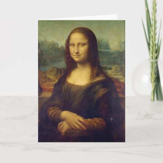 Leonardo da Vinci, Mona Lisa, La Gioconda Kaart (Voorkant)