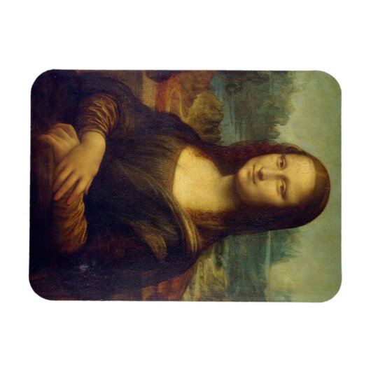 Leonardo da Vinci, Mona Lisa, La Gioconda Magneet (Horizontaal)