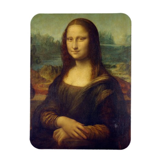 Leonardo da Vinci, Mona Lisa, La Gioconda Magneet (Verticaal)