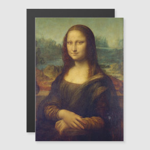 Leonardo da Vinci, Mona Lisa, La Gioconda Magnetische Uitnodiging