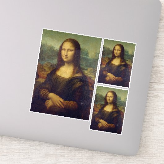 Leonardo da Vinci, Mona Lisa, La Gioconda Sticker (Detail)
