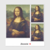 Leonardo da Vinci, Mona Lisa, La Gioconda Sticker (Vel)