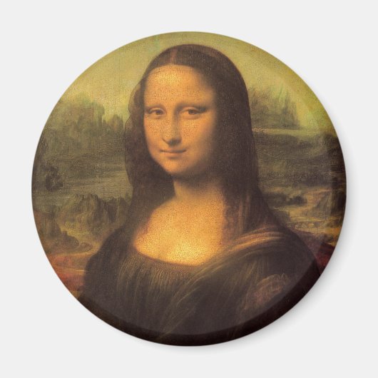 Leonardo Da Vinci' Mona Lisa Magneet (Voorkant)