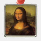 Leonardo Da Vinci' Mona Lisa Metalen Ornament (Voorkant)