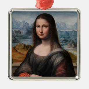 Leonardo da Vinci   Mona Lisa Metalen Ornament
