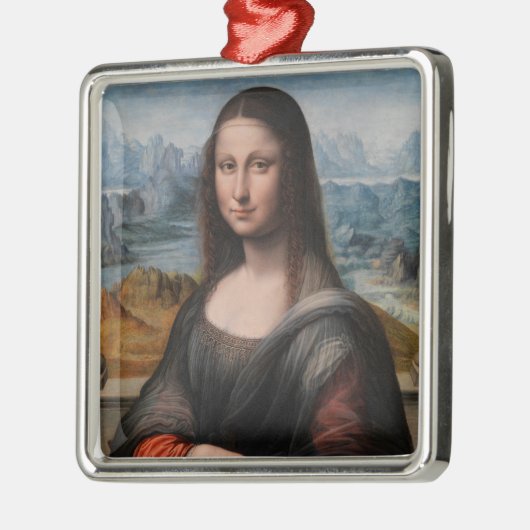 Leonardo da Vinci | Mona Lisa Metalen Ornament (Links)