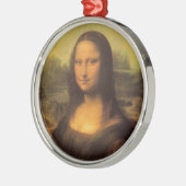Leonardo Da Vinci' Mona Lisa Metalen Ornament (Links)