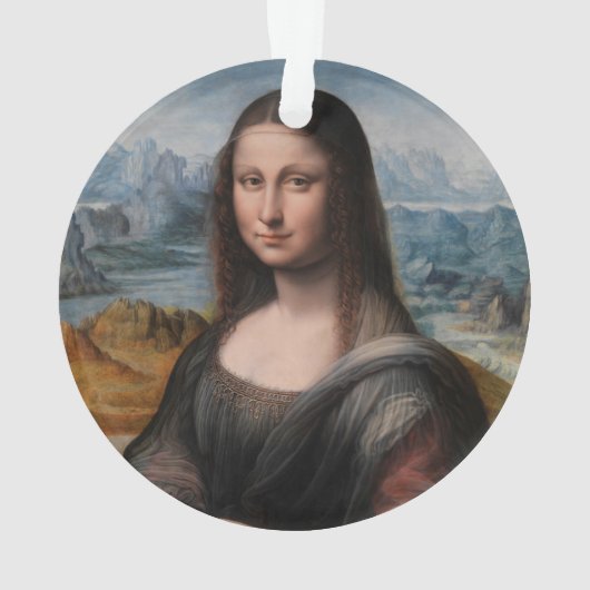 Leonardo da Vinci | Mona Lisa Ornament (achterkant)
