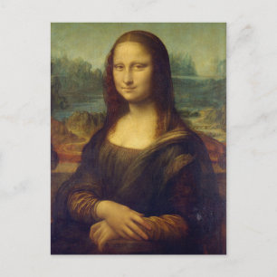Leonardo da Vinci - Mona Lisa Painting Briefkaart